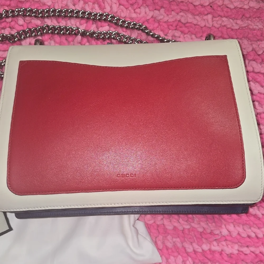 Gucci Red and Cream Shoulder‎ Bag - Picture 6 of 17